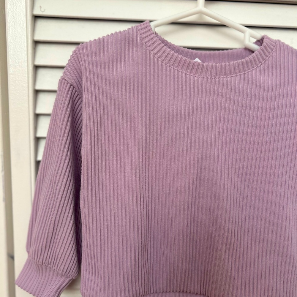 Gap. Long sleeve two pieces. Purple. Size. 2t